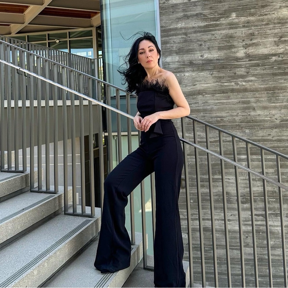Black jumpsuit